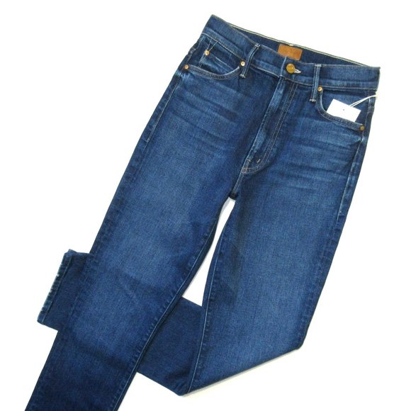 MOTHER Women's Blue Jeans - Picture 2 of 5